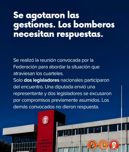 00 bomberos agotados milei