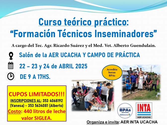 1a INTA Inseminadores