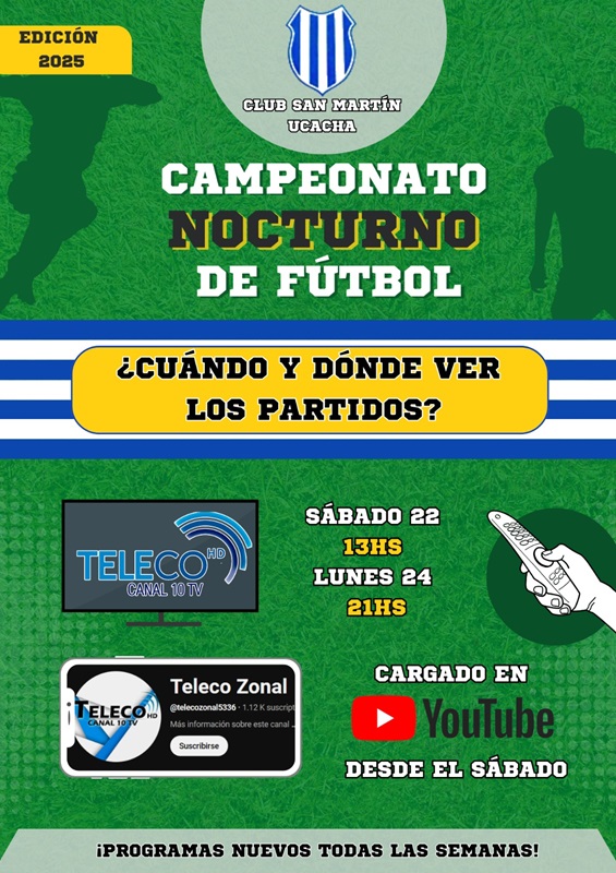 1a san martin TV 1programa