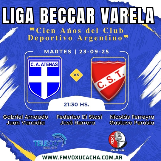 Atenas vs Tallleres martes23sept25