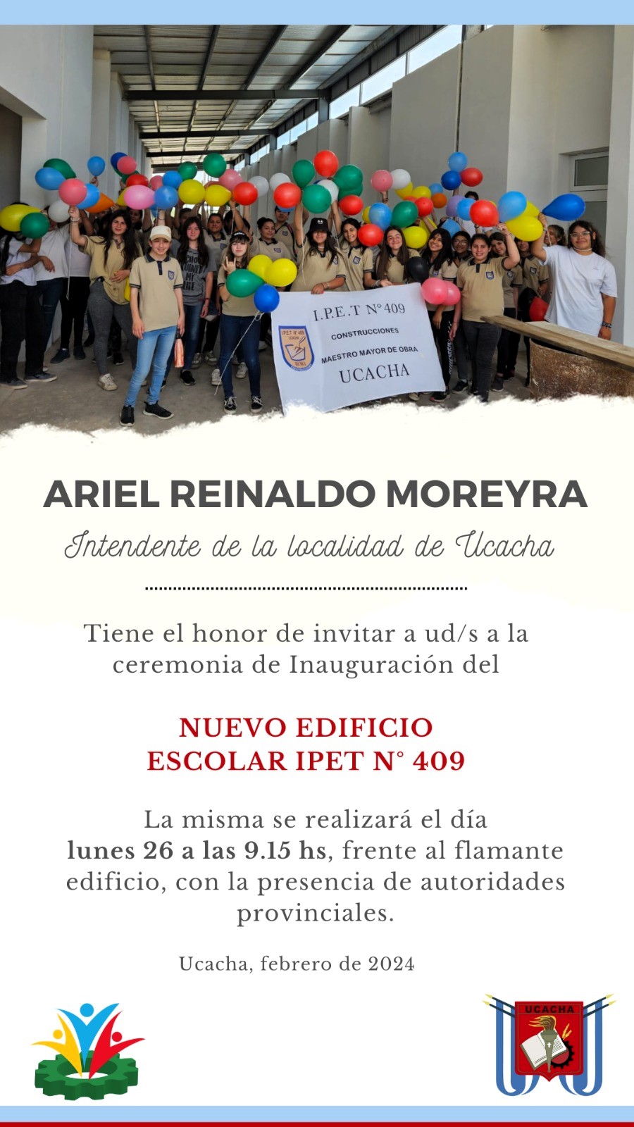 Invitacion Inauguracion IPET