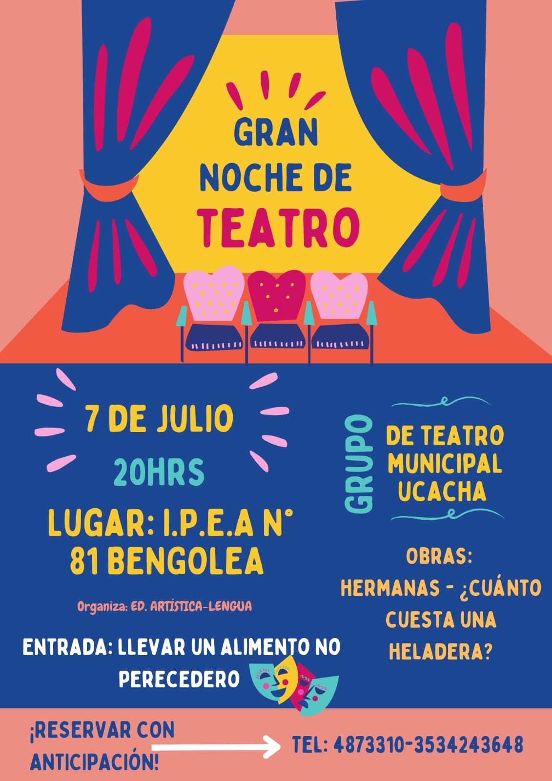 Teatro en Bengolea 7julio