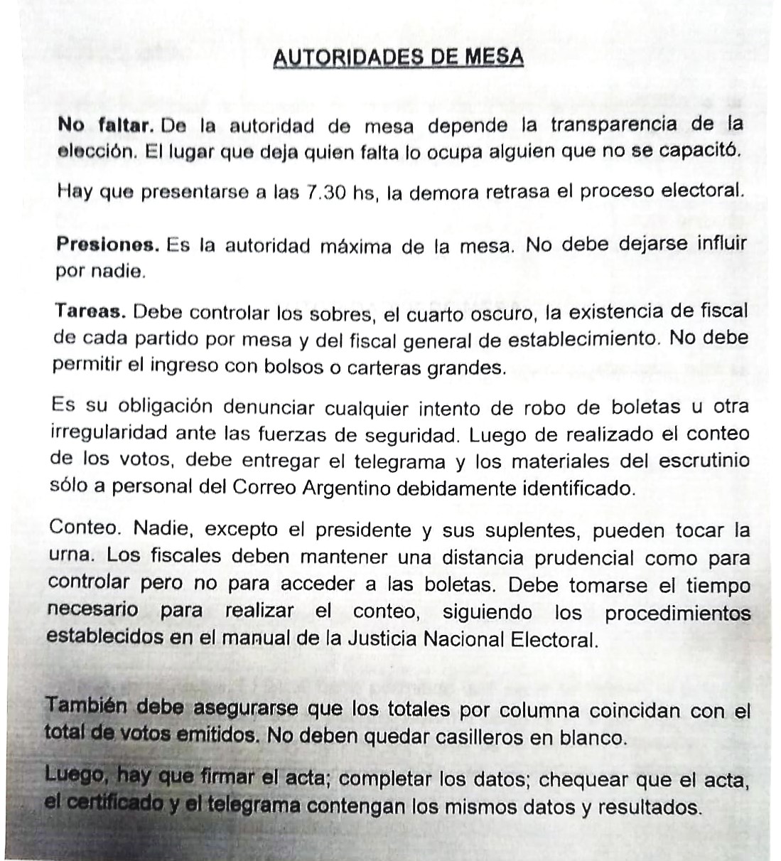 autoridades mesa RECOMENDACIONES