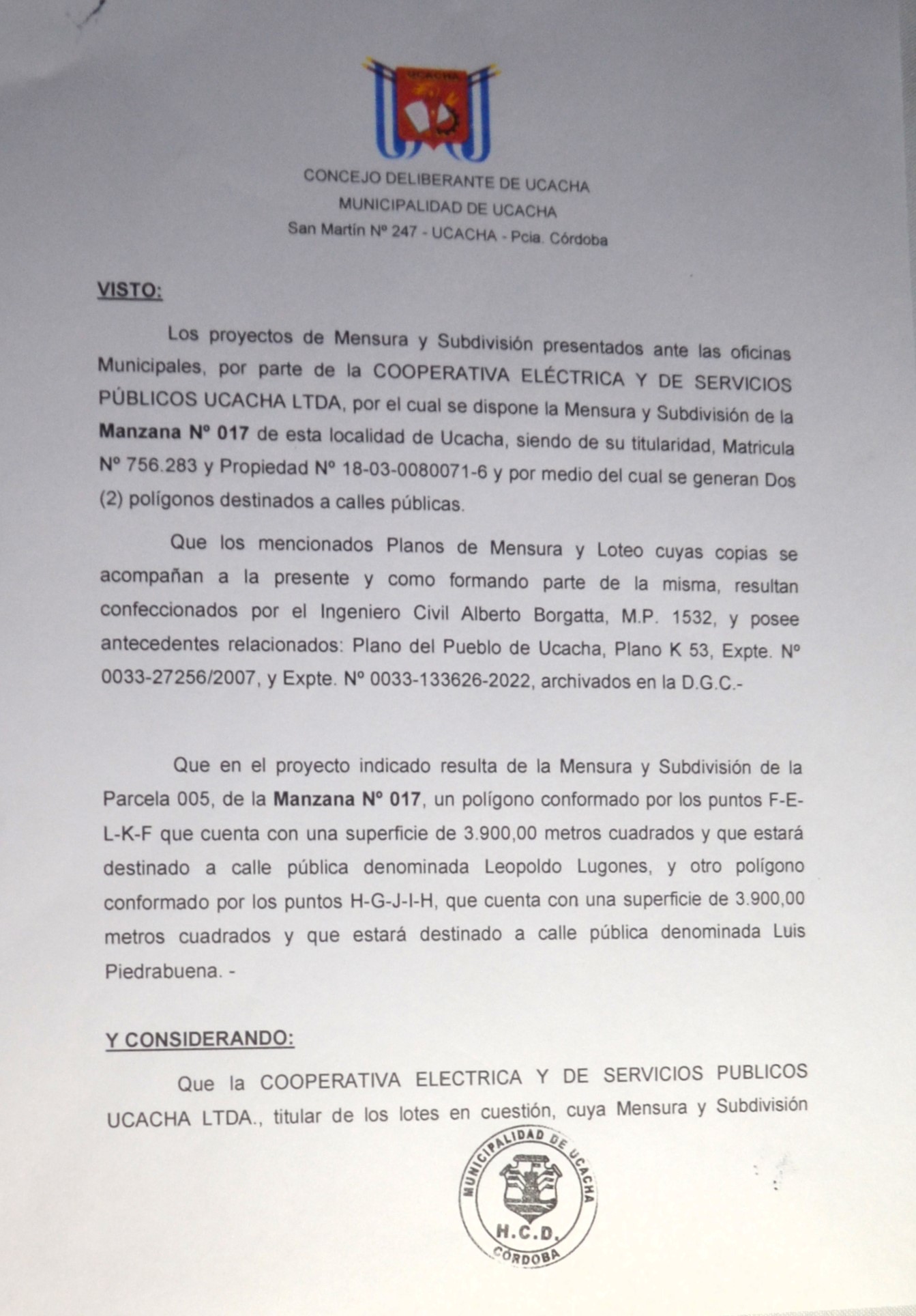 cespu donacion calle 01