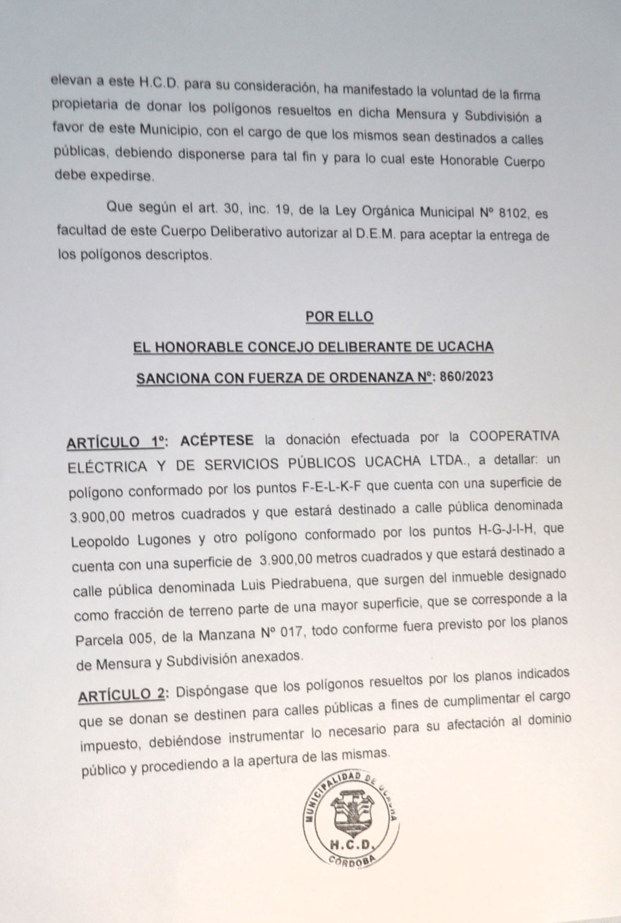 cespu donacion calle 02