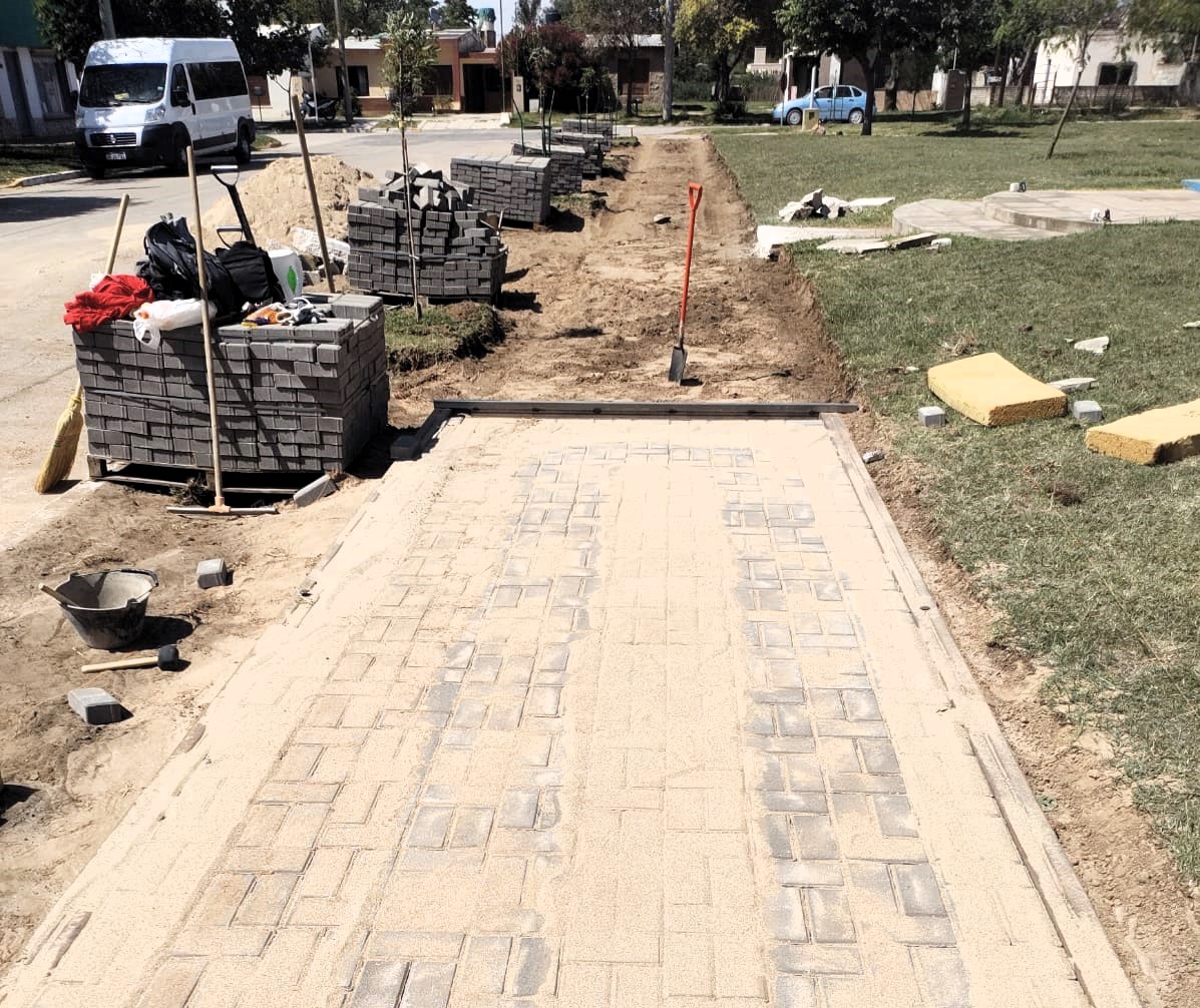 plaza 25Mayo inicio veredas