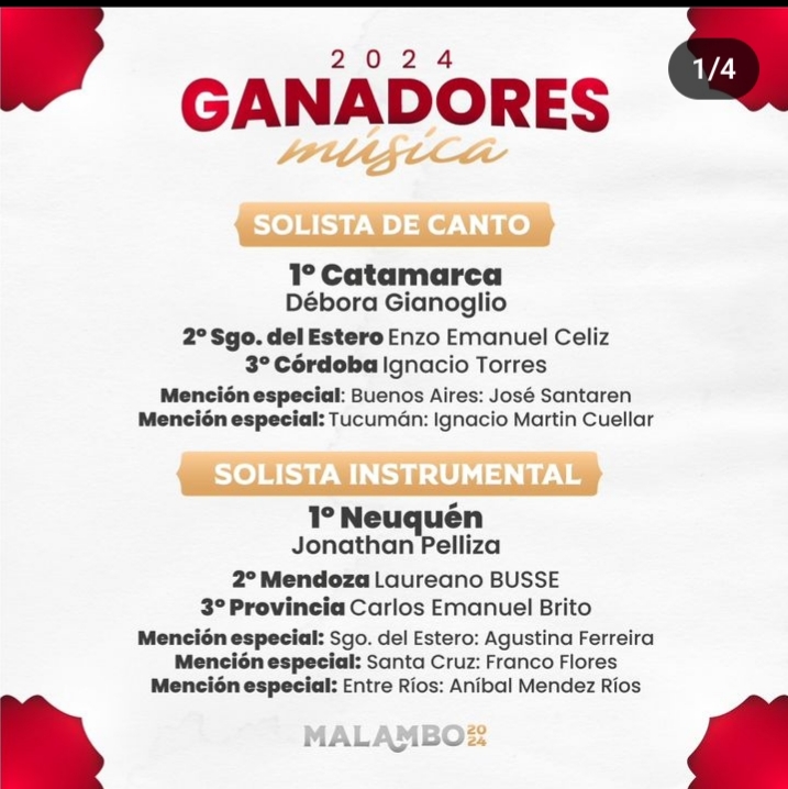 solista canto e instrumental